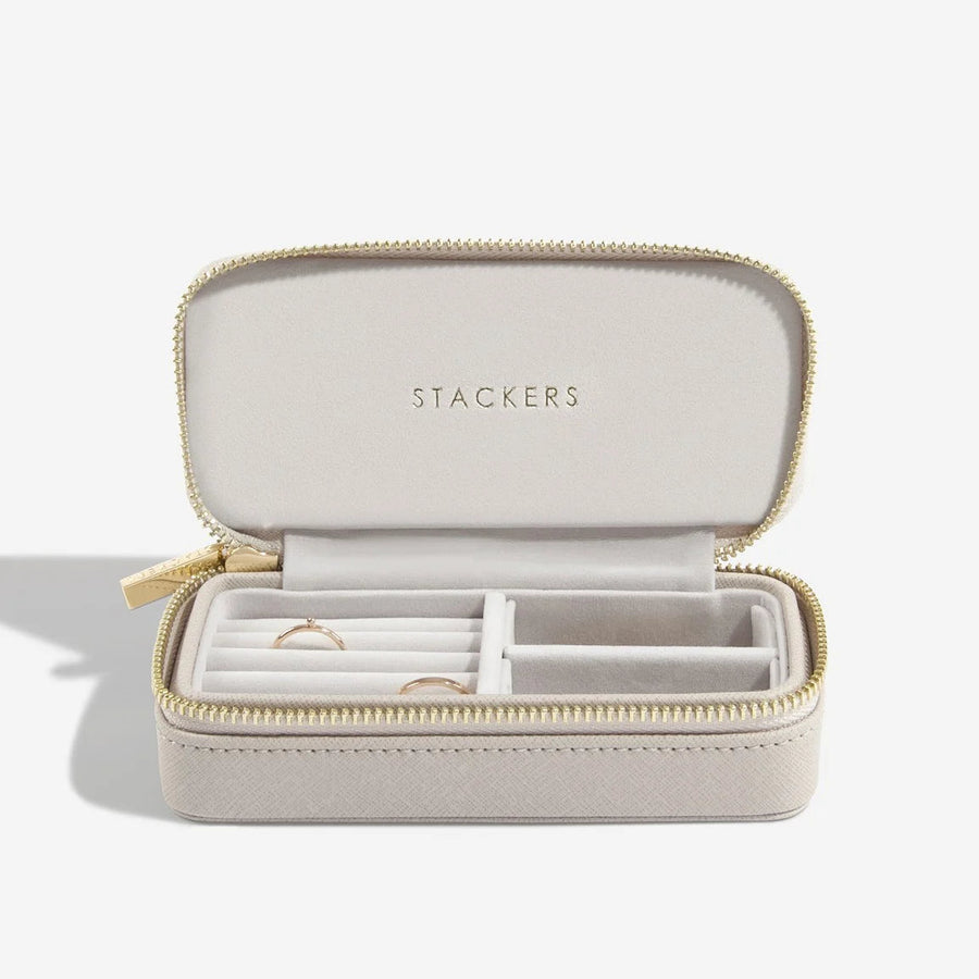 Stackers Medium Taupe Travel Jewellery Box