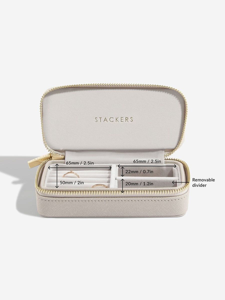 Stackers Medium Taupe Travel Jewellery Box