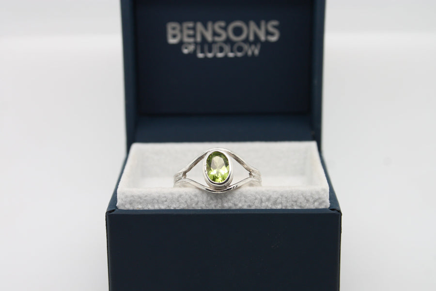 Bensons Originals Sterling Silver Peridot Ring