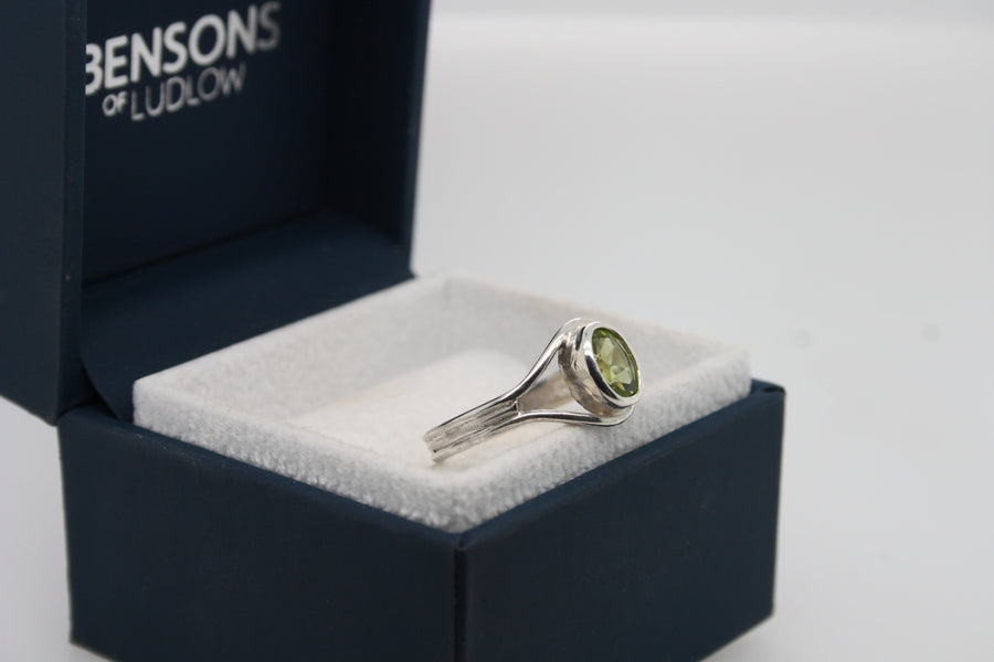 Bensons Originals Sterling Silver Peridot Ring