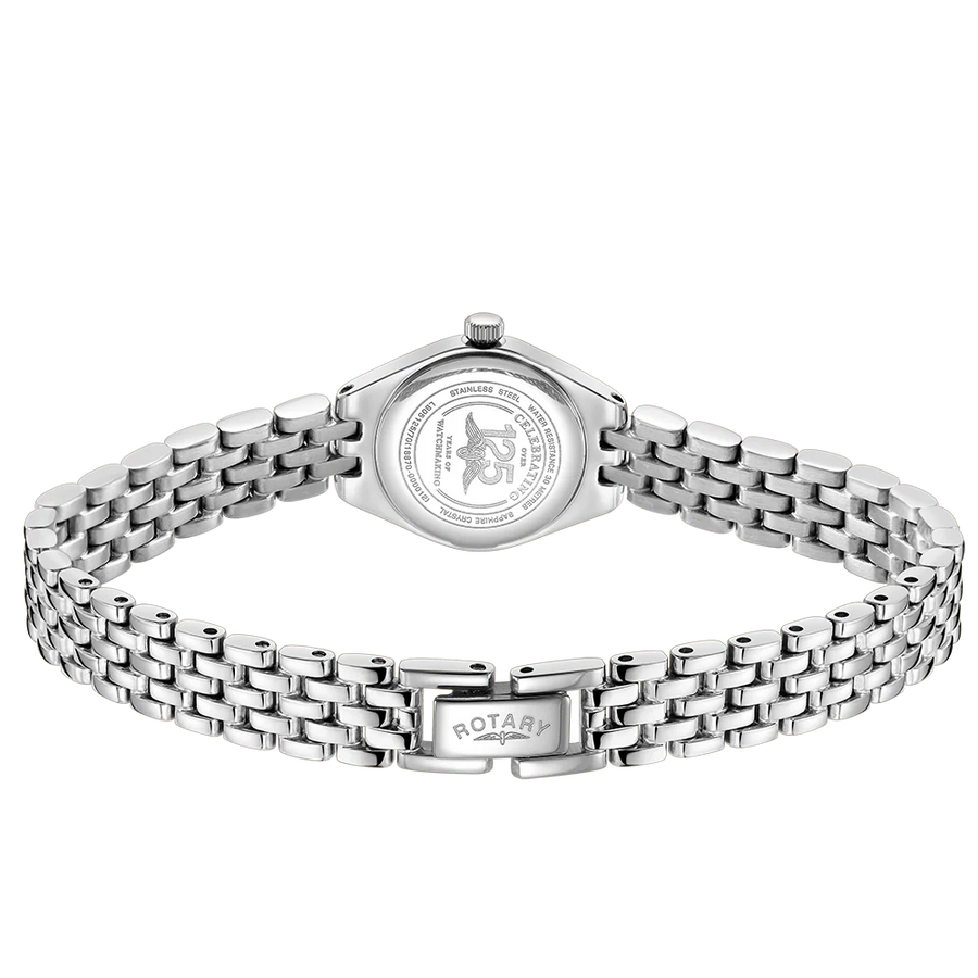 Rotary Ladies Steel Mini Traditional Cocktail Bracelet Watch