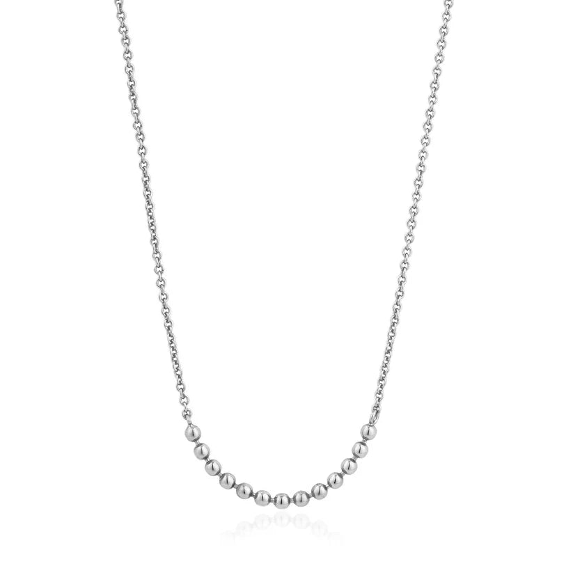 Ania Haie Sterling Silver Modern Multiple Balls Necklace