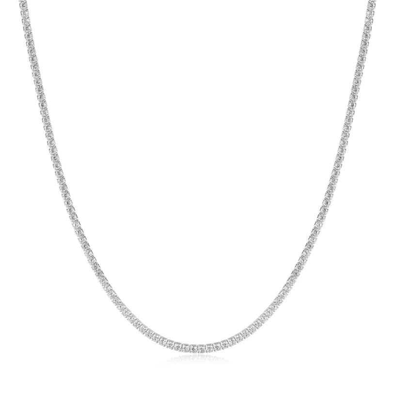 Ania Haie Sterling Silver Cubic Zirconia Pave Necklace