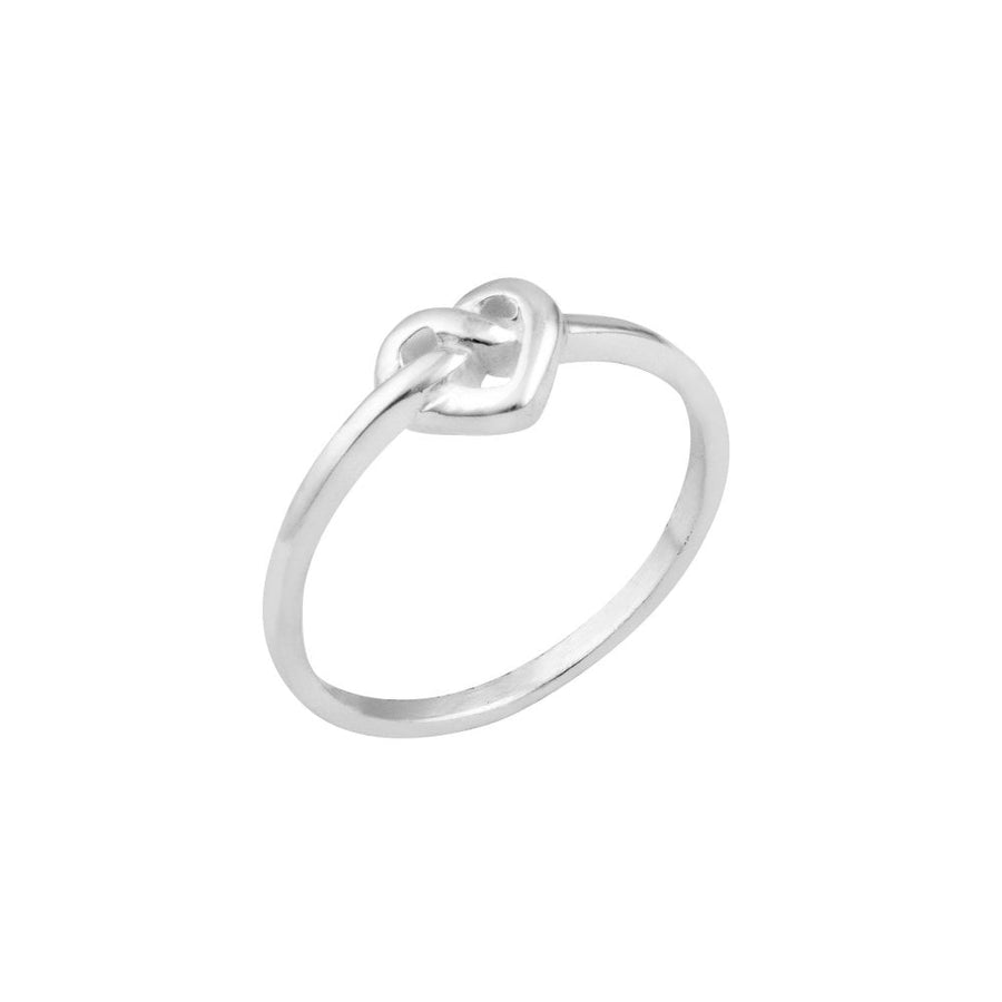 Sterling Silver Slim Love Knot Ring