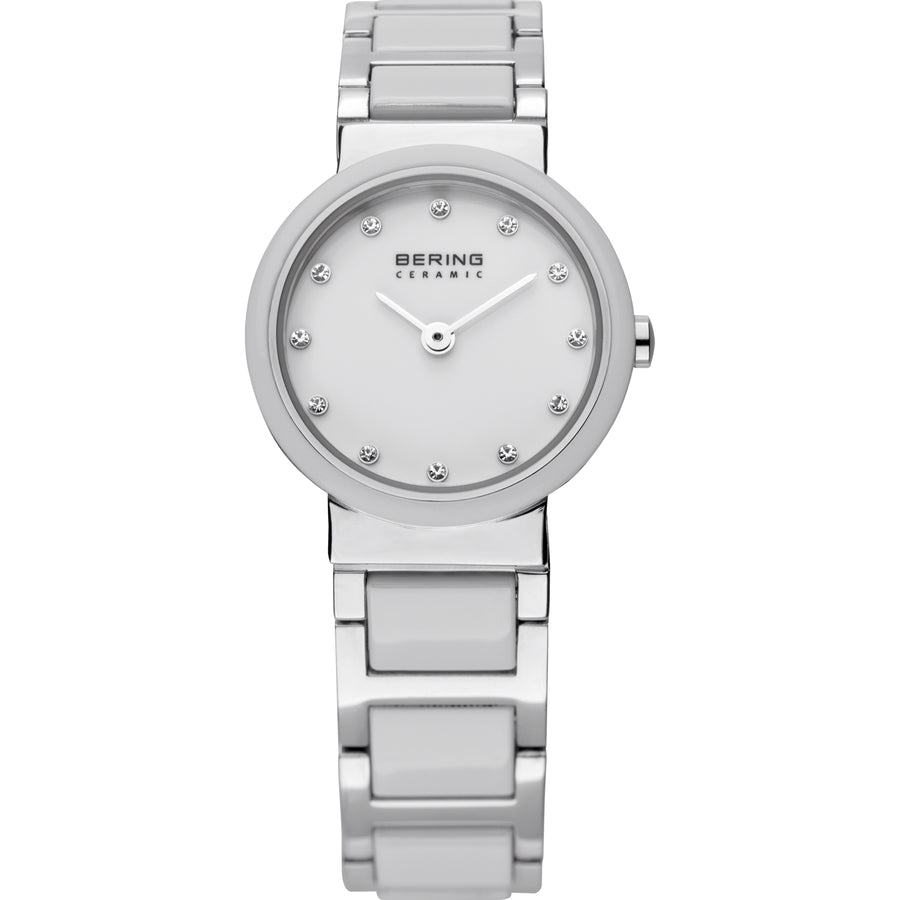 Bering Ceramic White Ladies Watch with Swarovski Elements