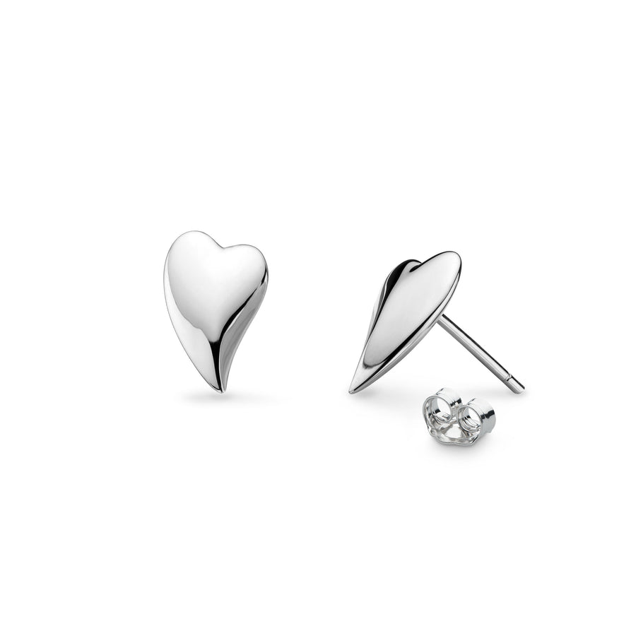 Kit Heath Sterling Silver 'Cherish' Stud Earrings